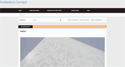 Desktop Screenshot of dobladoracarvajal.com